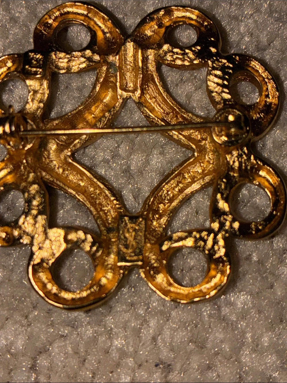 Beautiful Vintage YSL Brooch